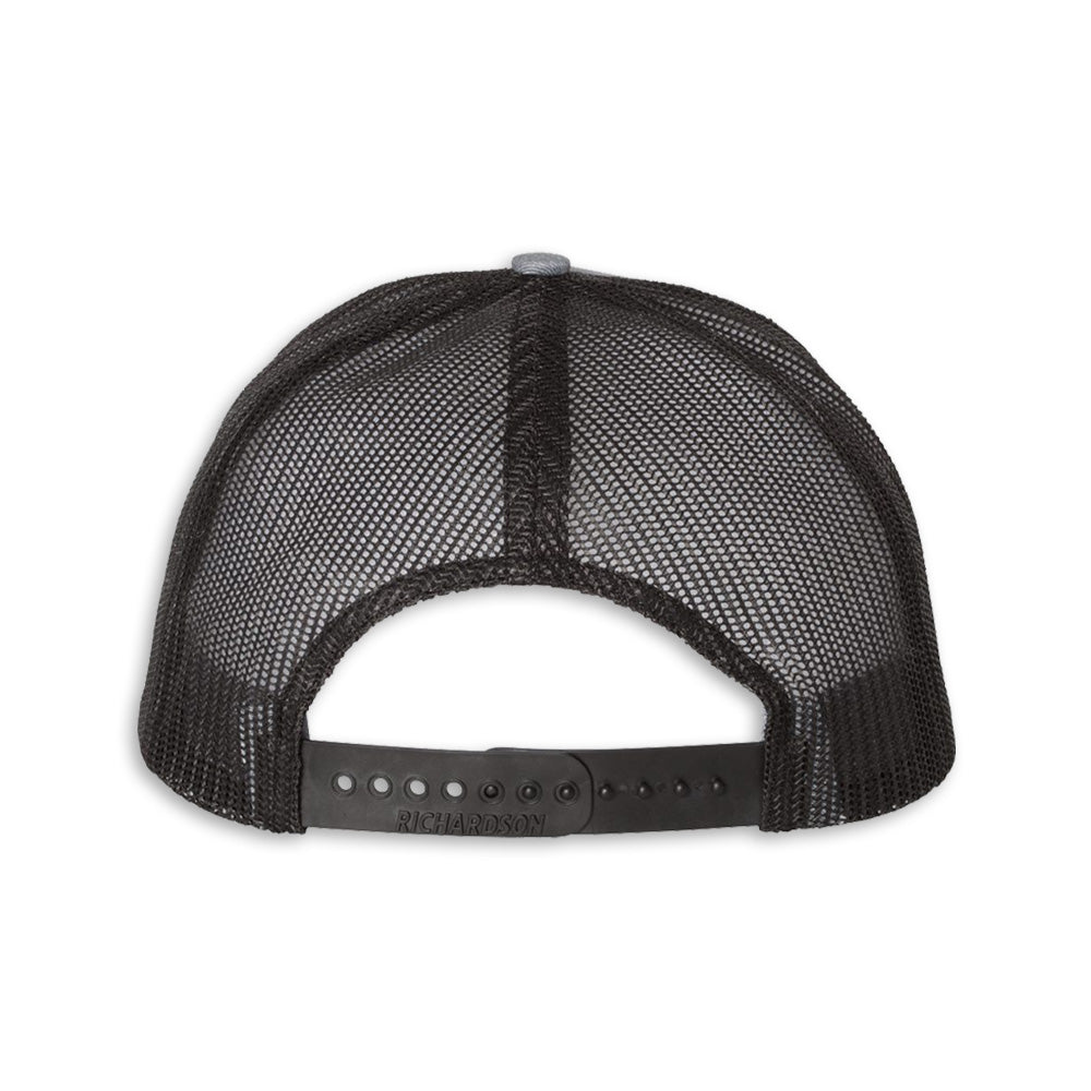 Corvette Mesh Back Cap | Heather Gray/Black - Back View