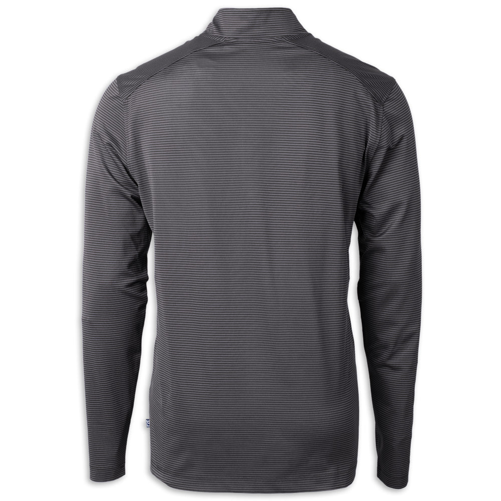 Micro Stripe Quarter-Zip - Back