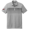 TravisMathew Chest Stripe Polo - Heather Gray - Front