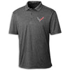 C7 Heritage Performance Polo | Black - Front