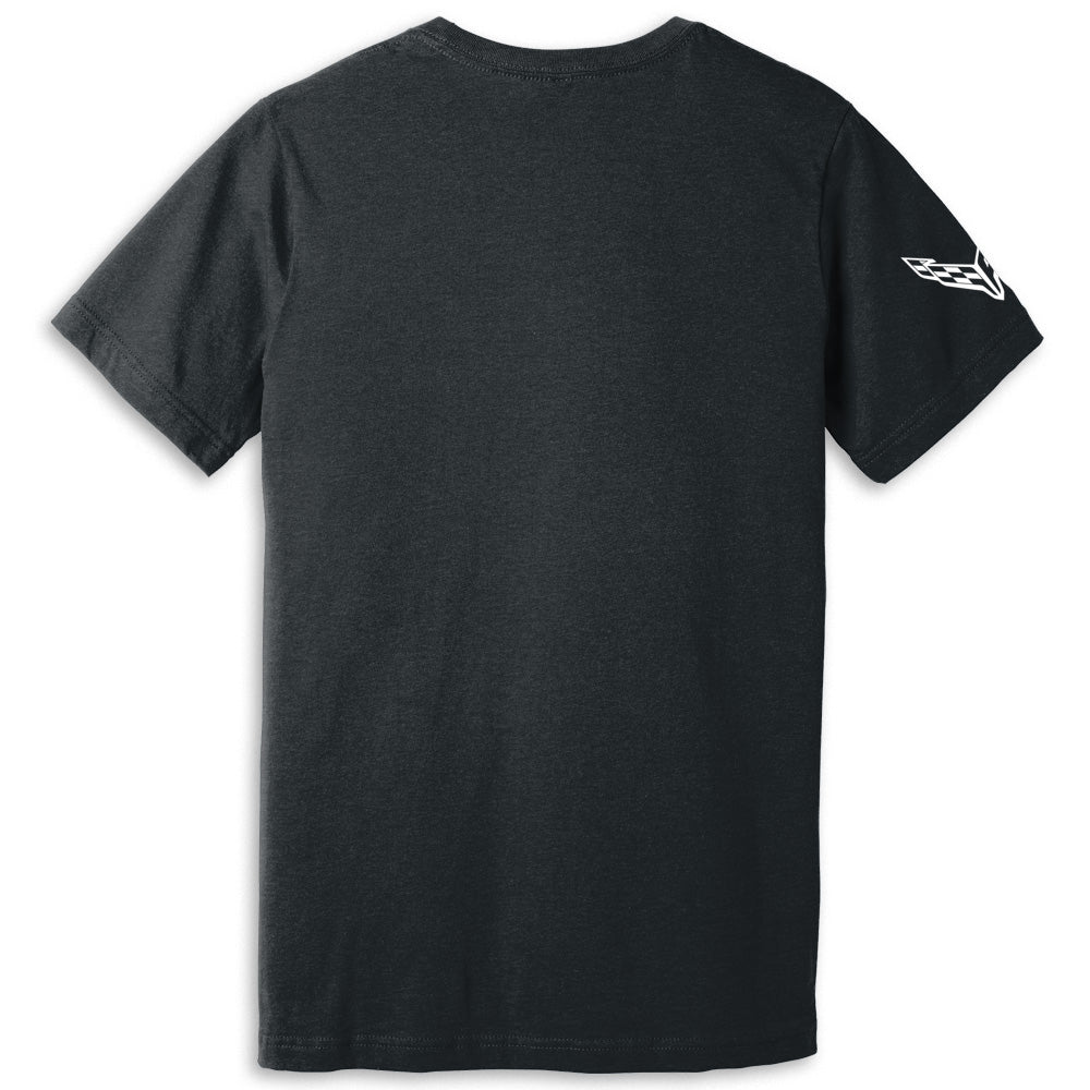 Car Gesture Tee | Dark Gray Heather - Back