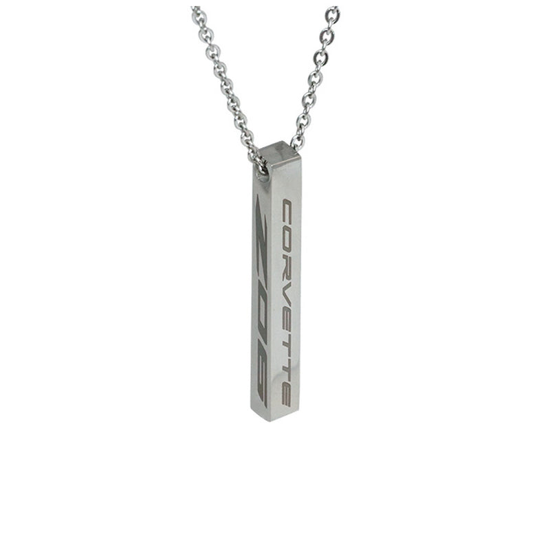 C8 Z06 Bar Necklace | Steel