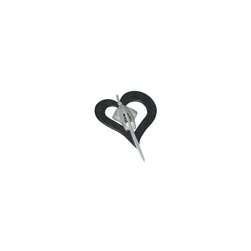 C7 Corvette Open Heart Pendant