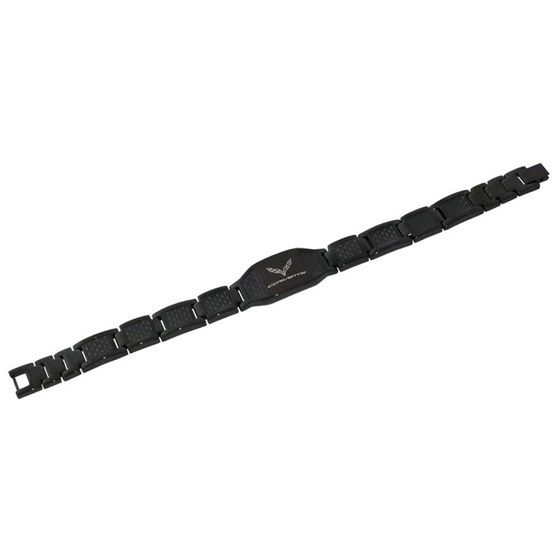 C7 Emblem Carbon Fiber Bracelet | 8.25"