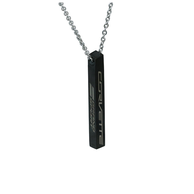C7 Grand Sport Bar Necklace | Black