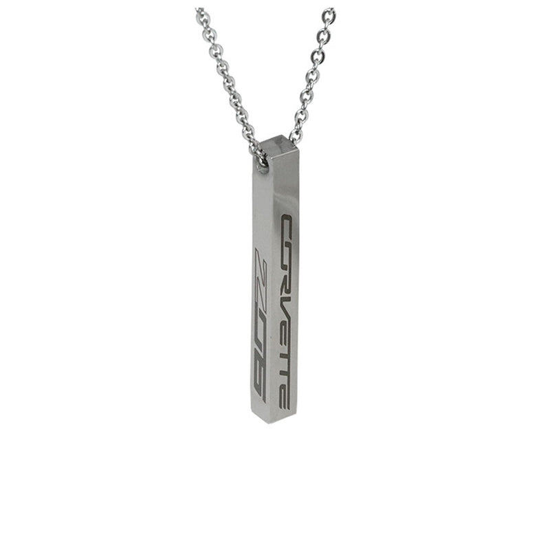 C7 Z06 Bar Necklace | Silver