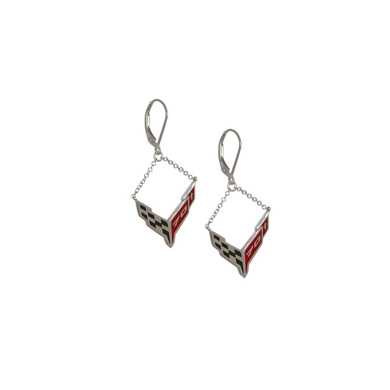 C8 70th Anniversary Earrings | Leverback