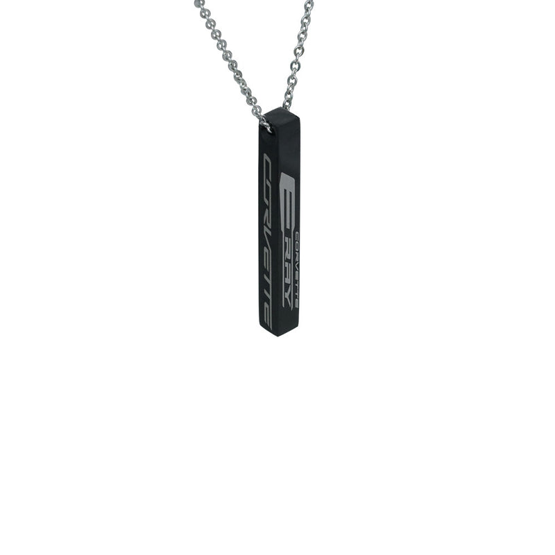 C8 ERAY Bar Necklace | Black