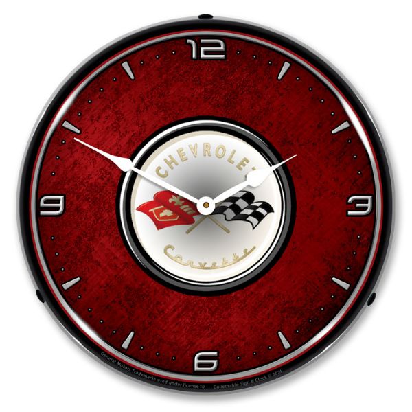 Corvette C1 | LED Backlit Clock