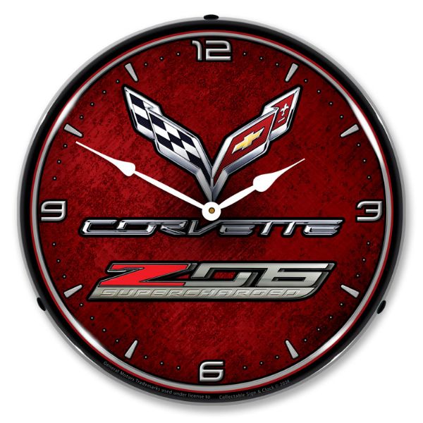 C7 Corvette Z06 | LED Backlit Clock