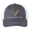 C8 Corvette Classic Cap - Charcoal/White