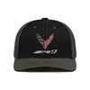 ZR1 Fitted Trucker Cap | Black/Graphite - Front