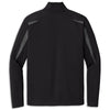 Corvette C8 Colorblock Quarter-Zip | Black/Charcoal Gray - Back