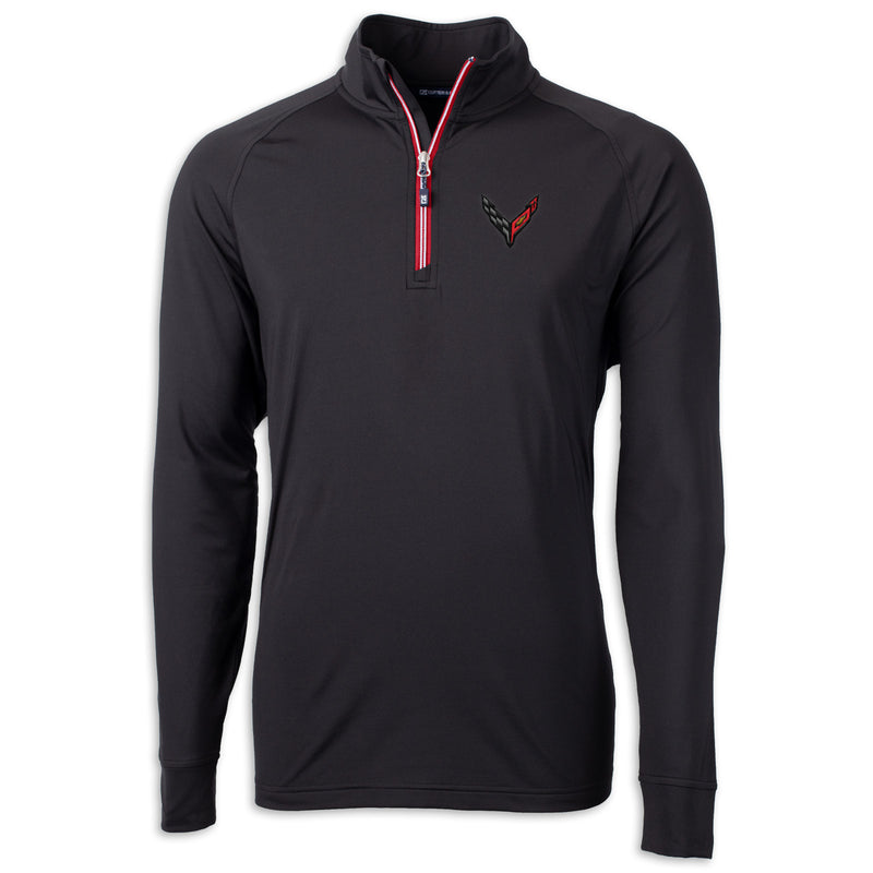 Corvette Men's Fleece | Black/Red
