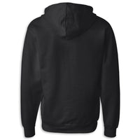 C8 Full-Zip Hooded Fleece | Black - Back