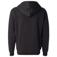 C8 Full-Zip Hooded Fleece | Charcoal Heather - Back