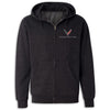 C8 Full-Zip Hooded Fleece | Charcoal Heather - Front