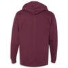 C8 Hooded Fleece | Maroon - Back