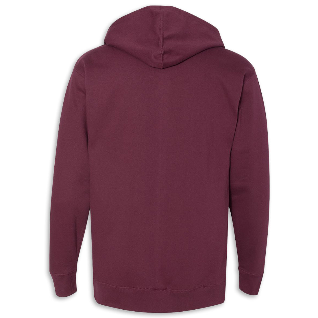 C8 Hooded Fleece | Maroon - Back