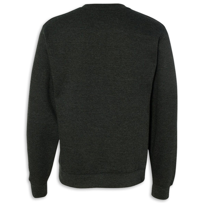 C8 Crewneck Fleece | Charcoal Heather - Back