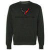 C8 Crewneck Fleece | Charcoal Heather - Front