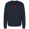 C8 Crewneck Fleece | Classic Navy - Front