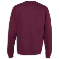 C8 Crewneck Fleece | Maroon - Back