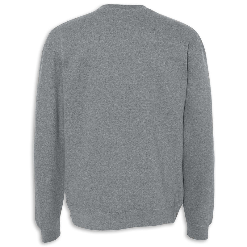 C8 Crewneck Fleece | Gunmetal Heather - Back