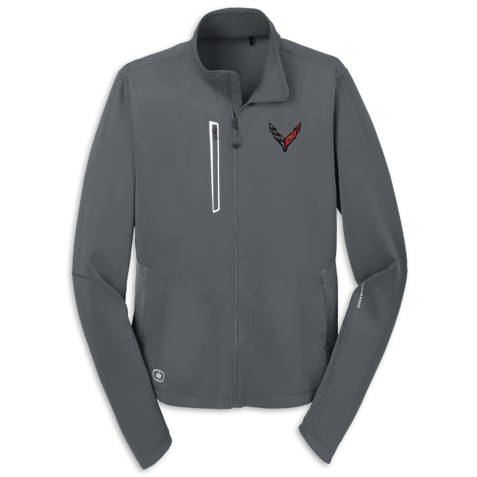 C8 Men’s OGIO® Full-Zip Fleece | Gear Gray