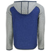 Cutter & Buck Hooded Fleece | Tour Blue/Polished Heather - Back