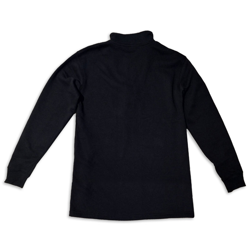 Quarter-Zip Fleece | Black - Back