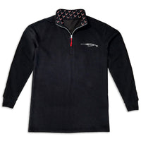 Quarter-Zip Fleece | Black - Front