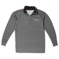 Quarter-Zip Fleece | Gray- Front