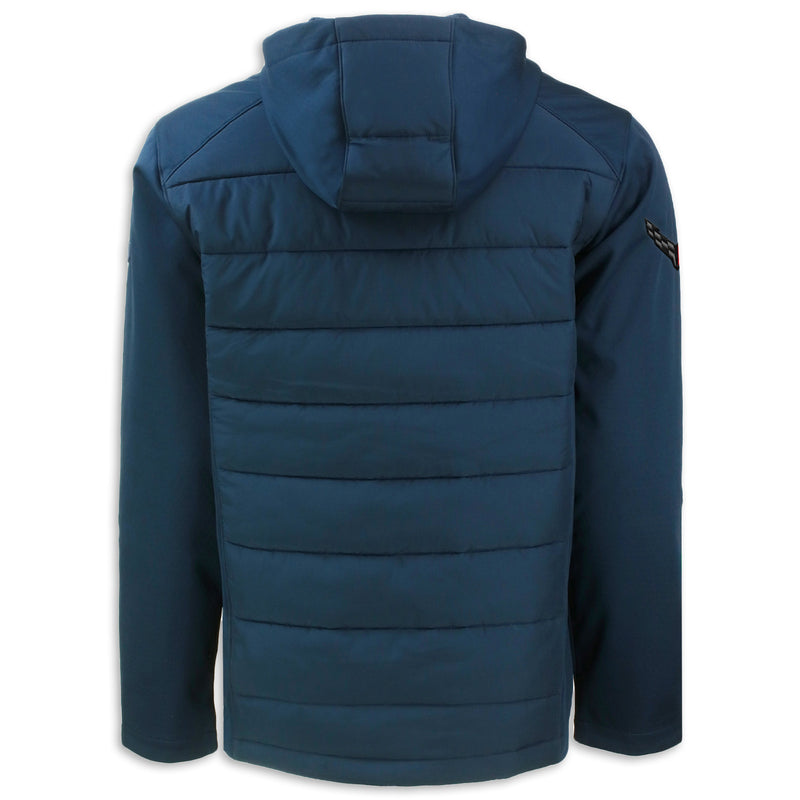 C8 Men’s Evoke Softshell Jacket | Navy - Back