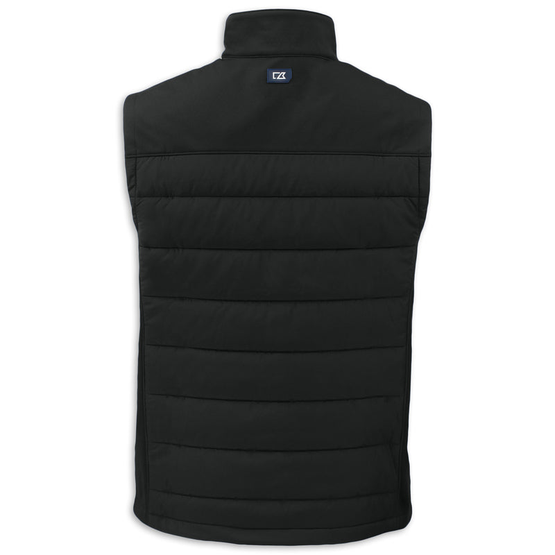 Back - C8 Men’s Soft Shell Vest | Black