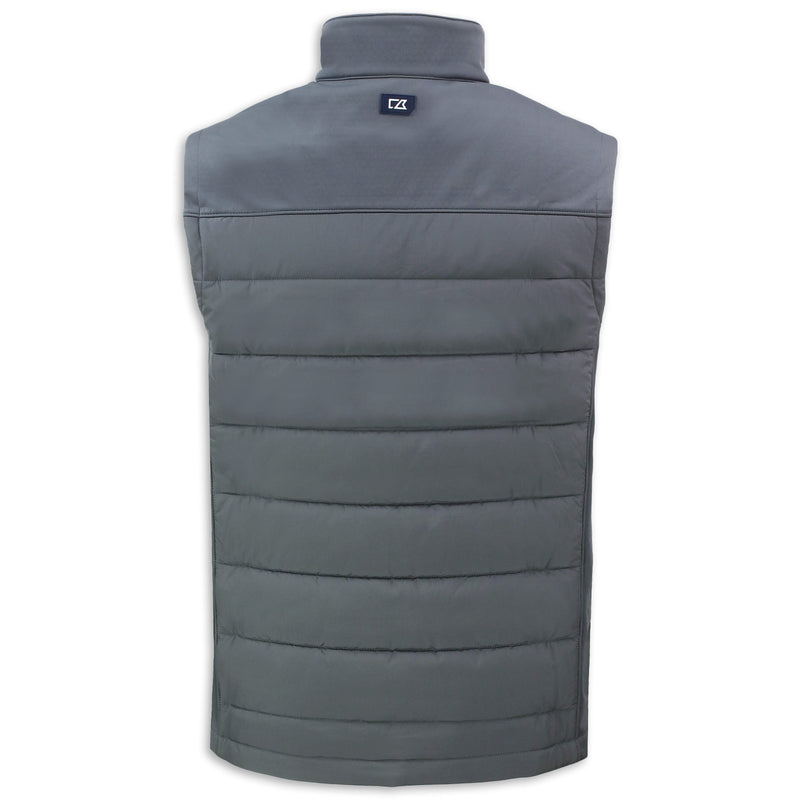 Back - C8 Men’s Soft Shell Vest | Gray