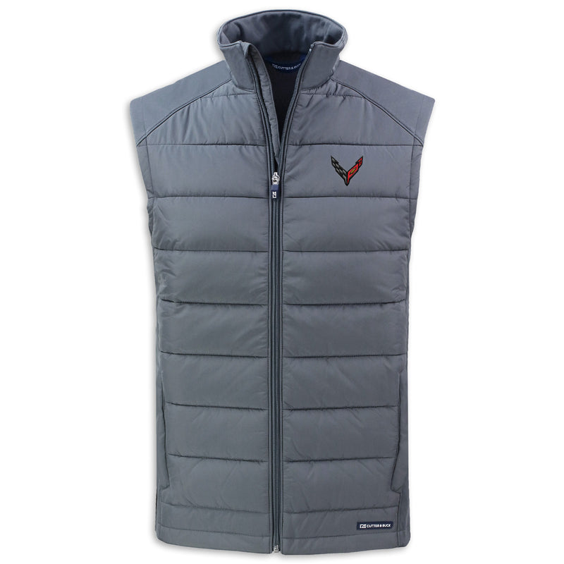 Front - C8 Men’s Soft Shell Vest | Gray