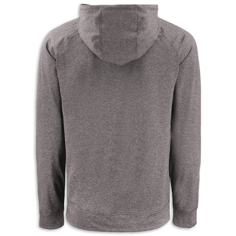 C8 Men’s Hooded Pullover | Black Heather - Back