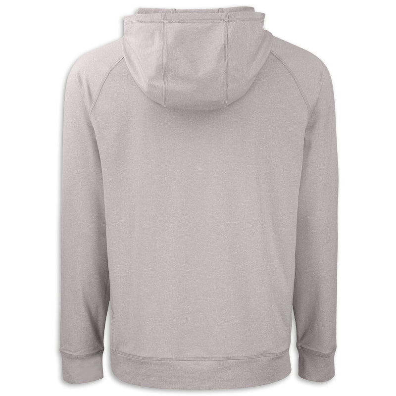 C8 Men’s Hooded Pullover | Polished Heather - Back