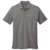 TravisMathew Performance Polo | Quiet Shade Gray Heather - Front