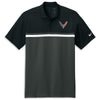 Nike Dri-FIT Colorblock Polo | Black/Gray/White - Front