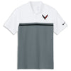 Nike Dri-FIT Colorblock Polo | White/Cool Gray/Black - Front