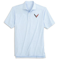Johnnie-O Performance  Polo | Gulf Blue - Front