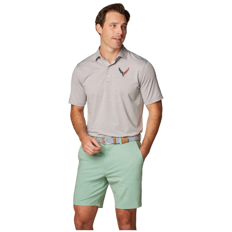 Johnnie-O Performance  Polo | Meteor - On Figure Front