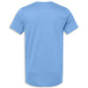 C8 Corvette Crossed Flags Tee | Carolina Blue - Back