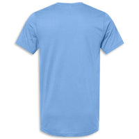C8 Corvette Crossed Flags Tee | Carolina Blue - Back