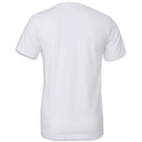 C8 Corvette Crossed Flags Tee | White - Back