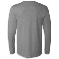 Back - C8 Long Sleeve Tee | Deep Heather