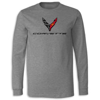 C8 Long Sleeve Tee | Deep Heather