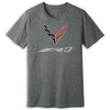 ZR1 Salute Tee | Deep Heather - Front